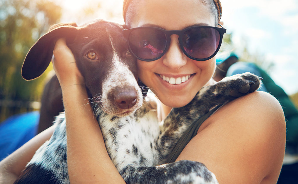 Restauranter enjoying a day at one of Fernandina Beach's dog friendly spots