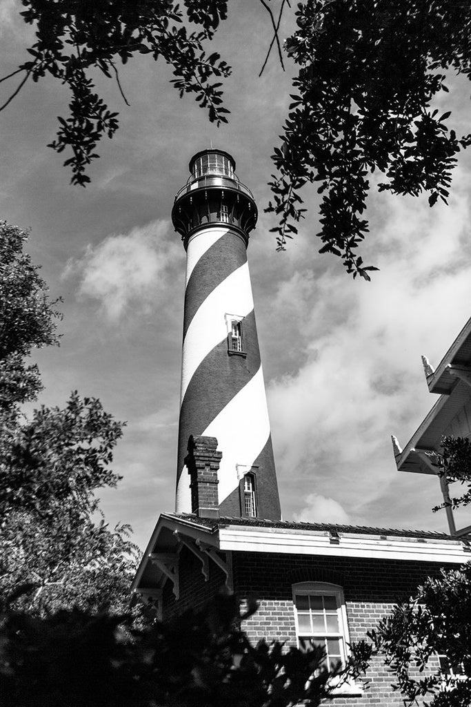 St. Augustine haunted lighthouse, one of the most frequently seen ghosts