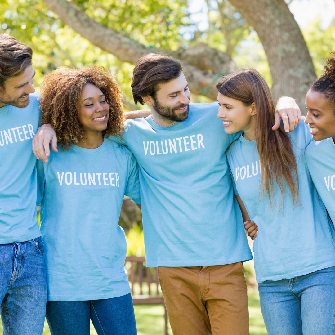 Volunteers cleaning up in Jacksonville, Florida during a 2025 community event