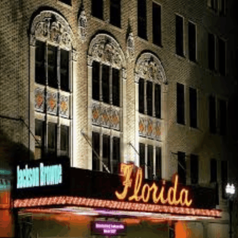 Exterior of the historic Florida Theatre in downtown Jacksonville, a top date night activity