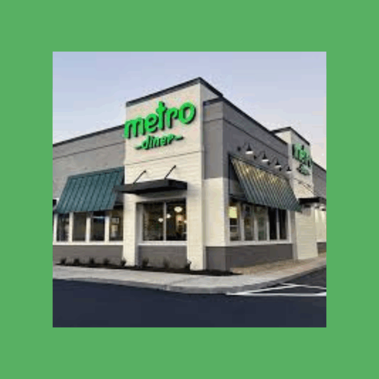 Exterior of Metro Diner in Jacksonville, one of the family friendly restaurants in Northeast Florida
