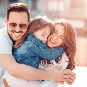 Family upsize smart in Jacksonville while touring a new home