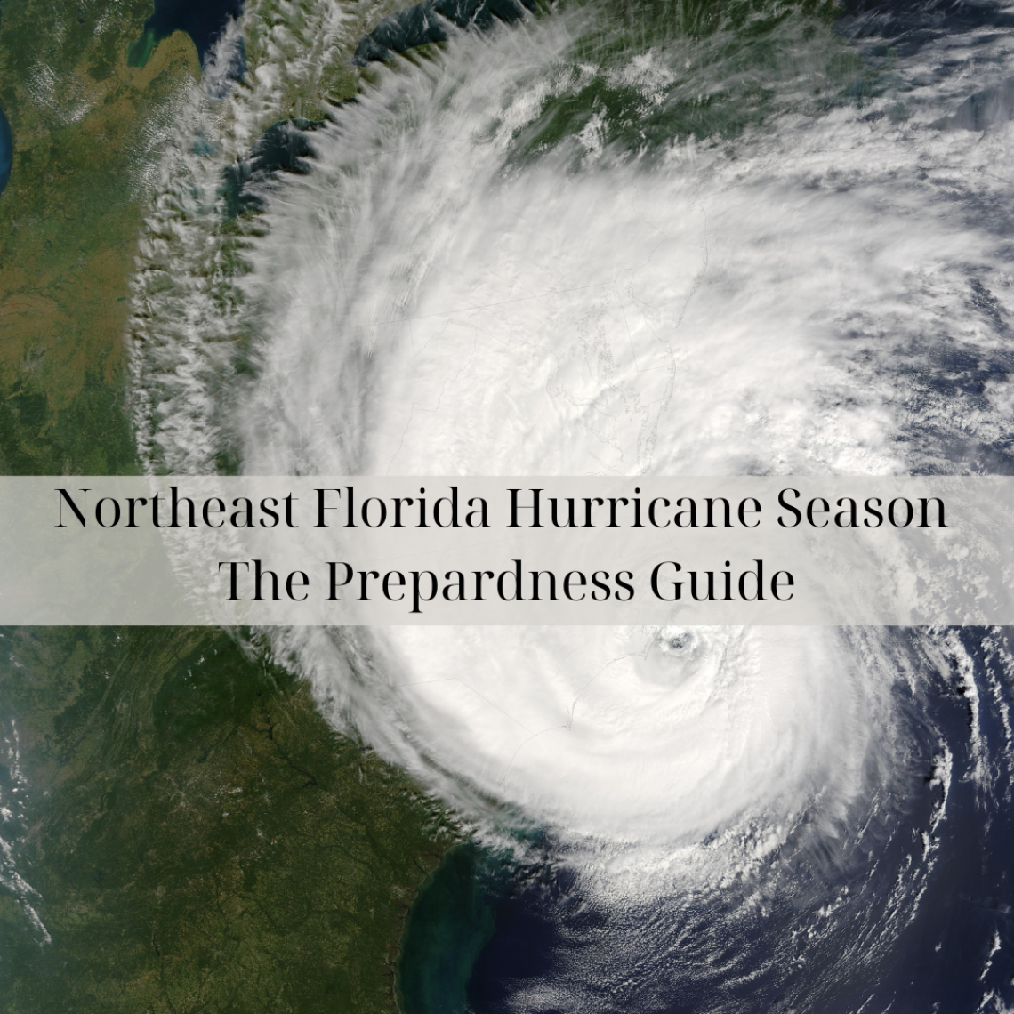 Northeast Florida Atlantic Hurricane Season Arial View