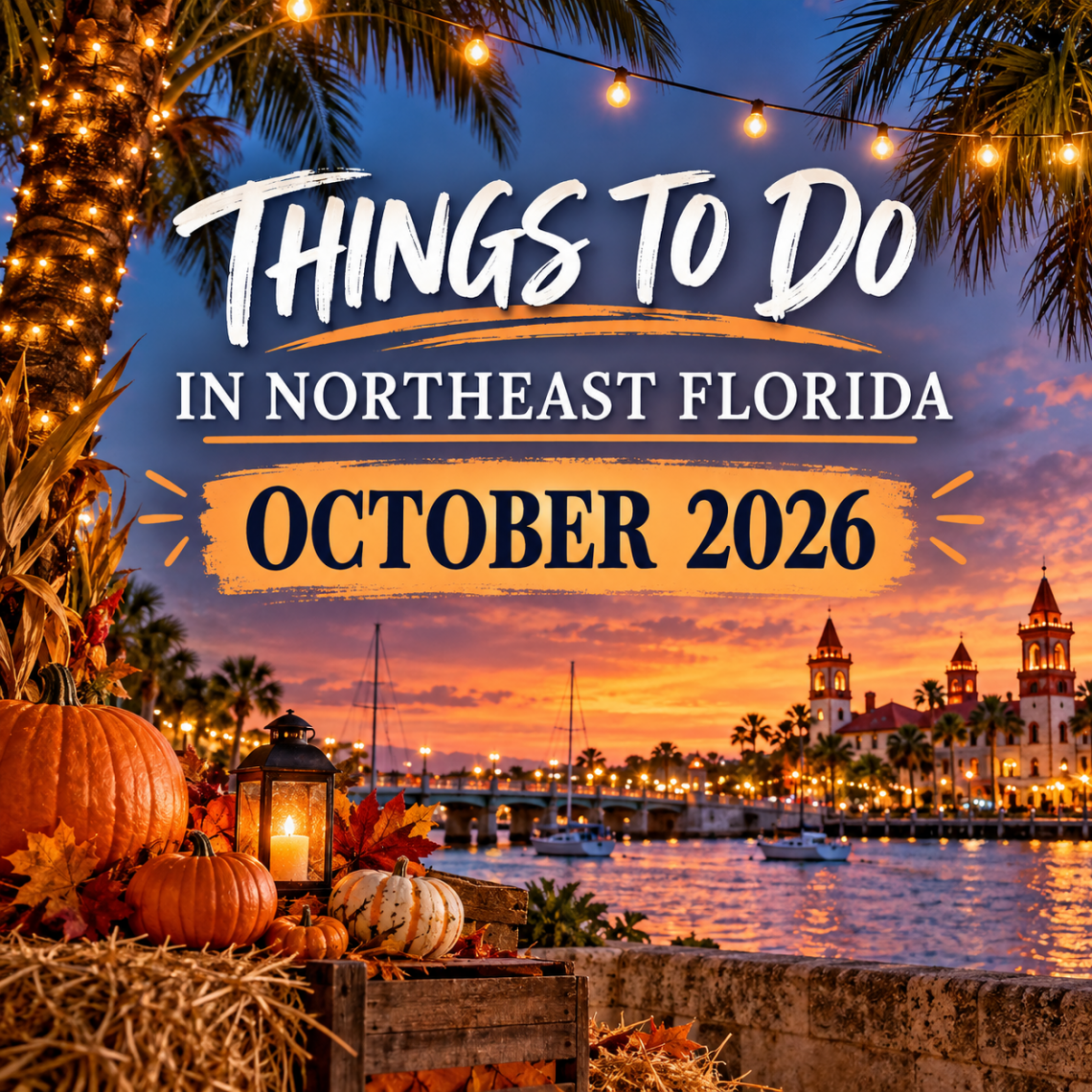 Things to do in Jacksonville in October 2026 featuring fall festivals, pumpkin patches and local events