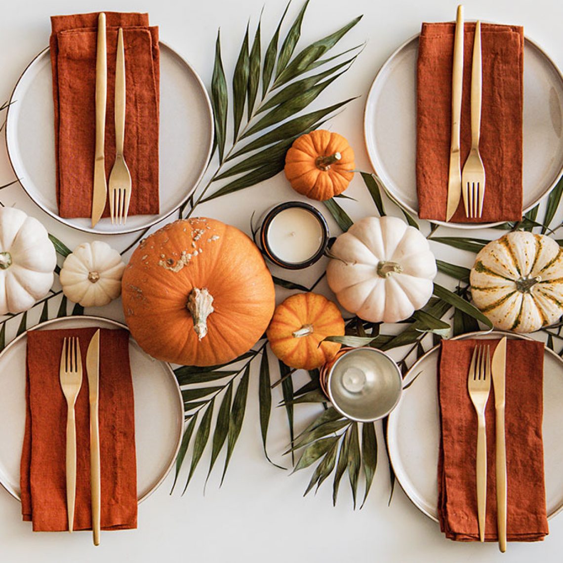 set the perfect thanksgiving table